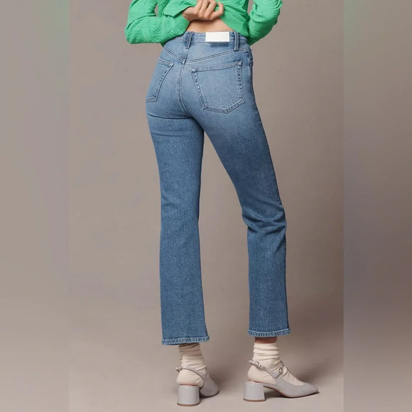 NWT RE/DONE 70s Crop High-Rise Bootcut Jeans 25 - Picture 3 of 13